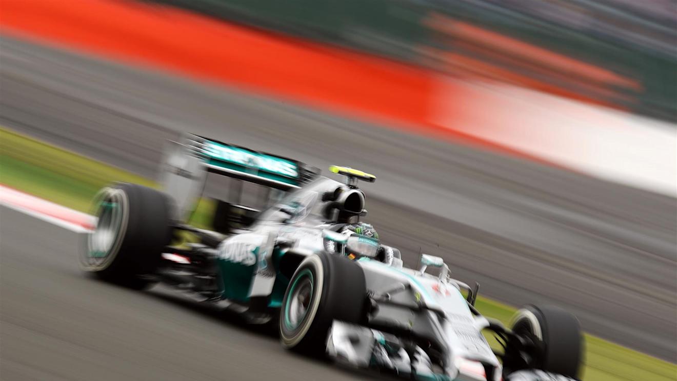 Nico Rosberg (GER) Mercedes AMG F1 W05. Formula One World Championship, Rd9, British Grand Prix, Qualifying, Silverstone, England, Saturday, 5 July 2014