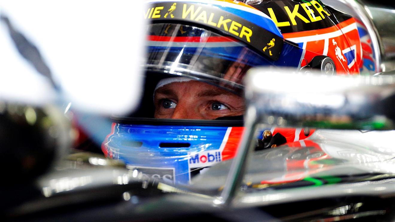 Jenson Button (GBR) McLaren MP4-29. Formula One World Championship, Rd10, German Grand Prix, Practice, Hockenheim, Germany, Friday, 18 July 2014