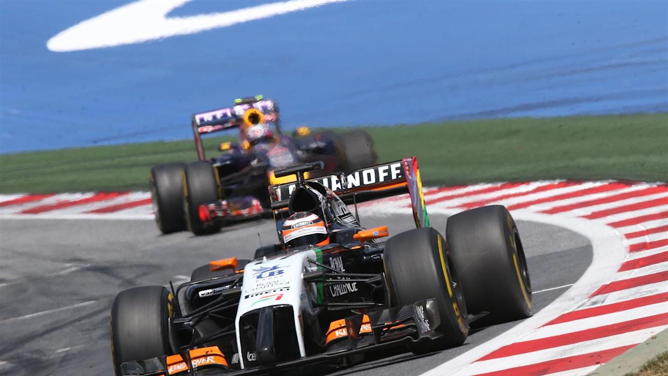 Nico Hulkenberg (GER) Force India VJM07. Formula One World Championship, Rd8, Austrian Grand Prix, Race, Spielberg, Austria, Sunday, 22 June 2014