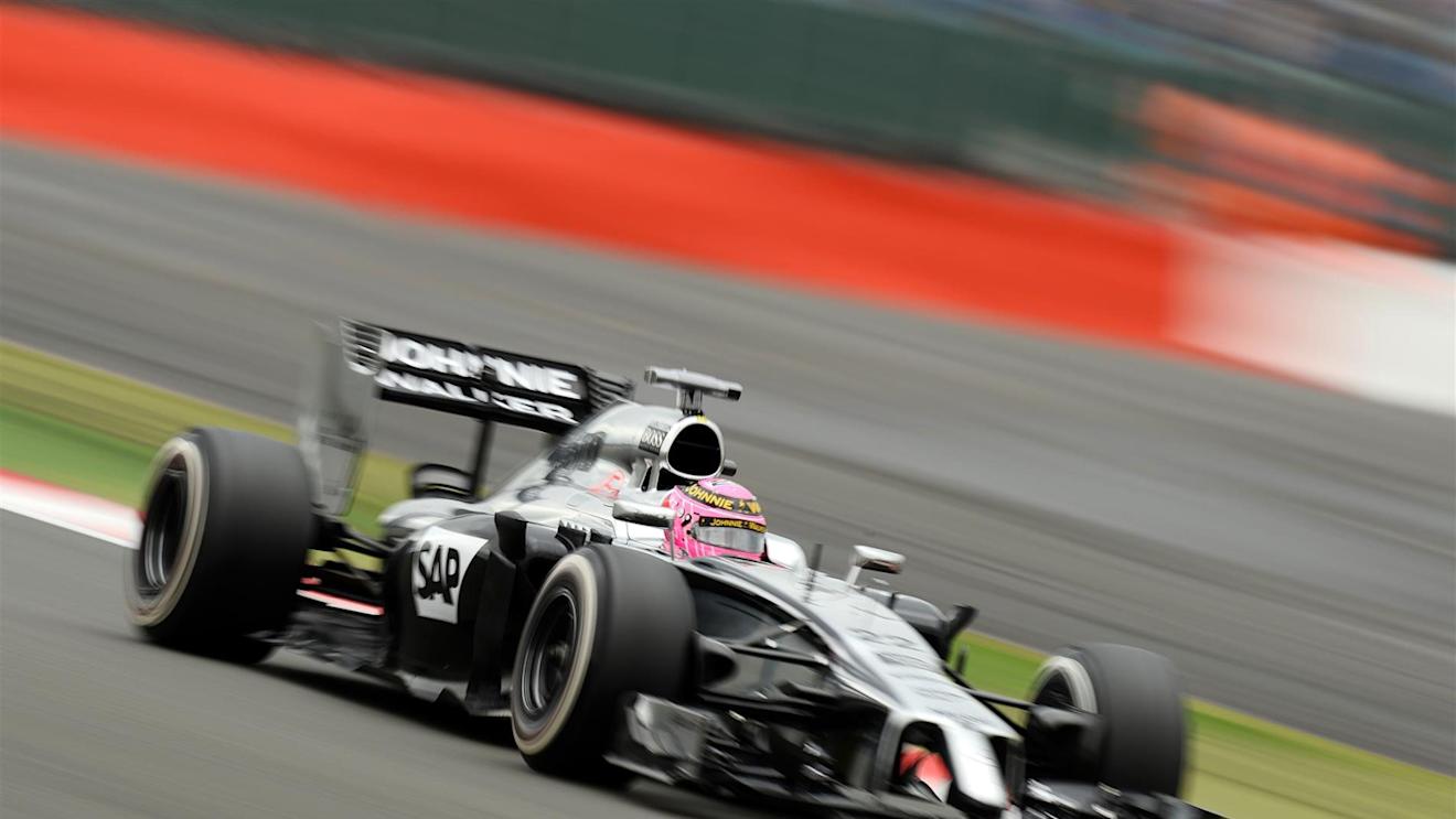 Jenson Button (GBR) McLaren MP4-29. Formula One World Championship, Rd9, British Grand Prix, Qualifying, Silverstone, England, Saturday, 5 July 2014
