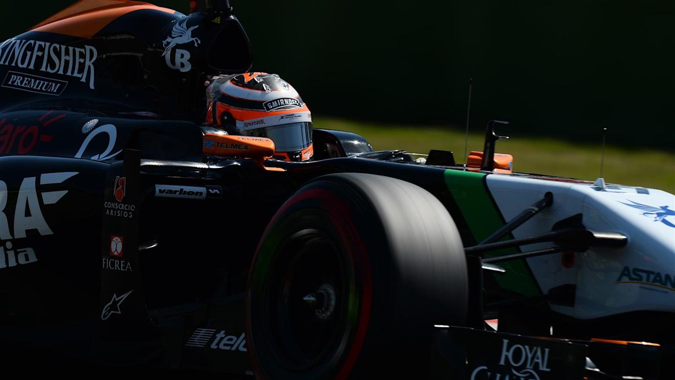 Nico Hulkenberg (GER) Force India VJM07. Formula One World Championship, Rd10, German Grand Prix, Qualifying, Hockenheim, Germany, Saturday, 19 July 2014