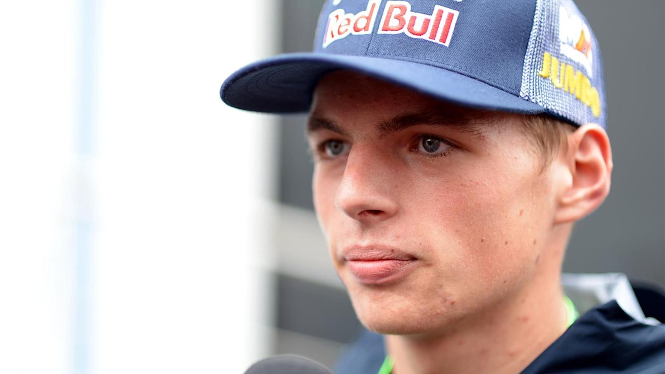 Max Verstappen (NDL) is interviewed about becoming a Scuderia Toro Rosso driver in 2015. Formula One World Championship, Rd12, Belgian Grand Prix, Preparations, Spa-Francorchamps, Belgium, Thursday, 21 August 2014