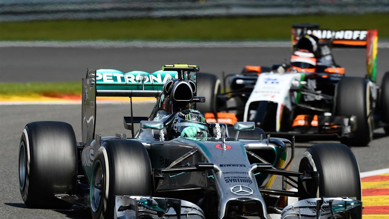 Nico Rosberg (GER) Mercedes AMG F1 W05. Formula One World Championship, Rd12, Belgian Grand Prix, Race Day, Spa-Francorchamps, Belgium, Sunday, 24 August 2014