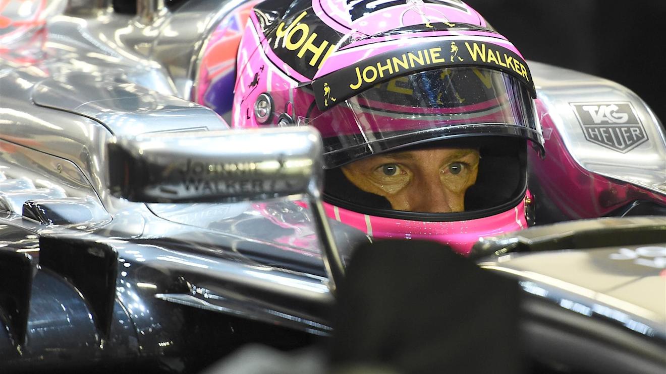 Jenson Button (GBR) McLaren MP4-29. Formula One World Championship, Rd14, Singapore Grand Prix, Marina Bay Street Circuit, Singapore, Practice, Friday, 19 September 2014
