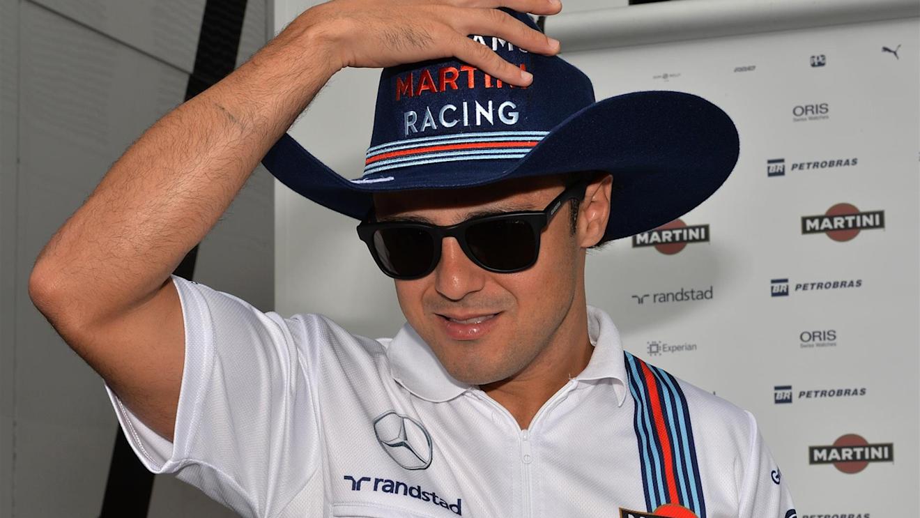 Felipe Massa (BRA) Williams with USGP cowboy hat. Formula One World Championship, Rd13, Italian Grand Prix, Monza, Italy, Preparations, Thursday, 4 September 2014