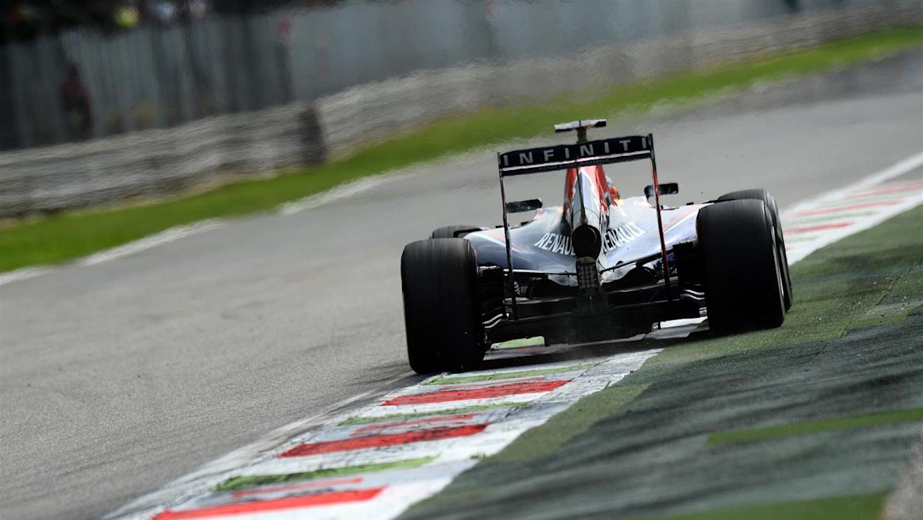 Sebastian Vettel (GER) Red Bull Racing RB10. Formula One World Championship, Rd13, Italian Grand Prix, Monza, Italy, Practice, Friday, 5 September 2014