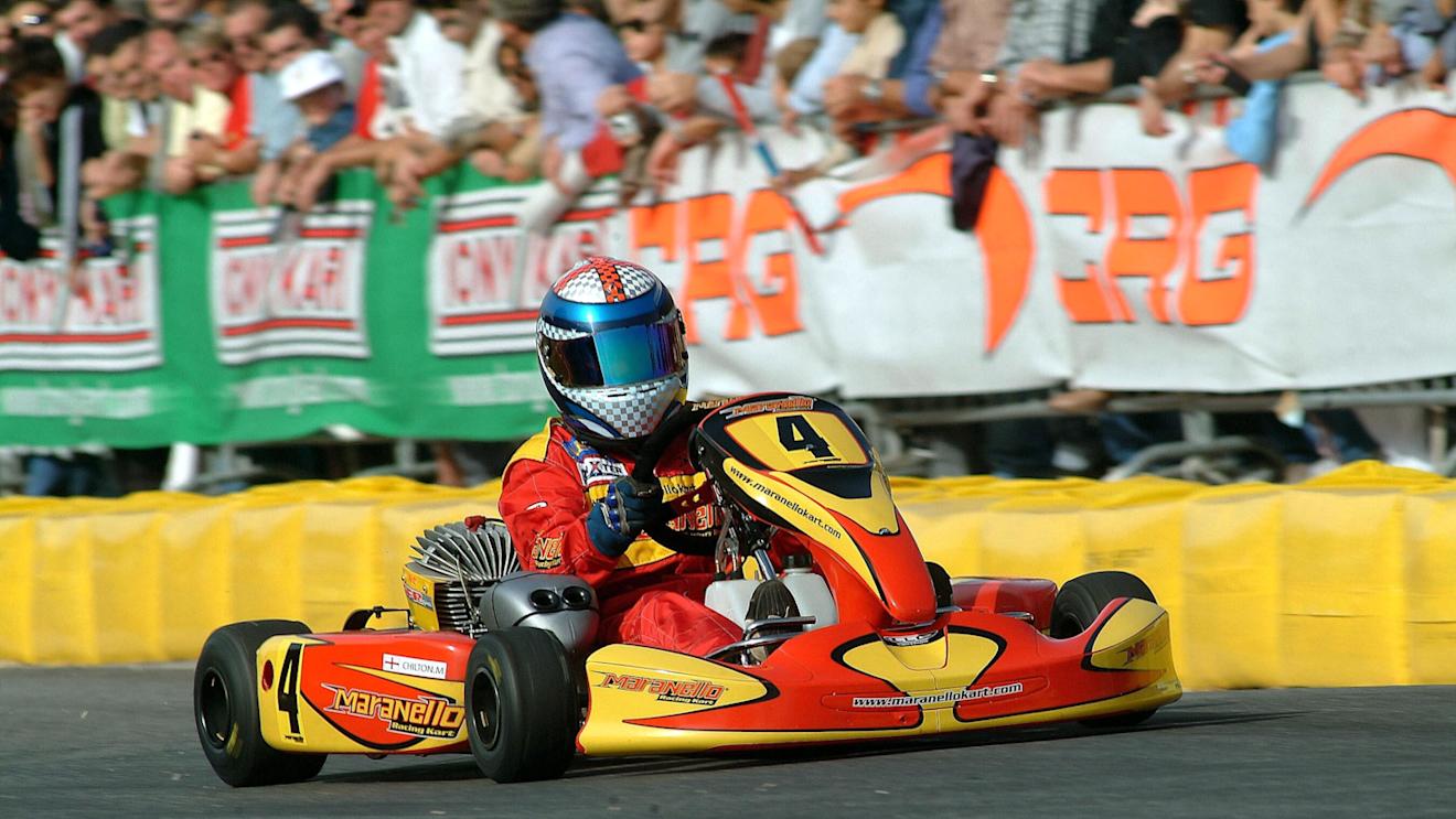 Max Chilton 2nd place.
Champions Kart, Luna Park, Rome, Italy, 1 November 2004.

