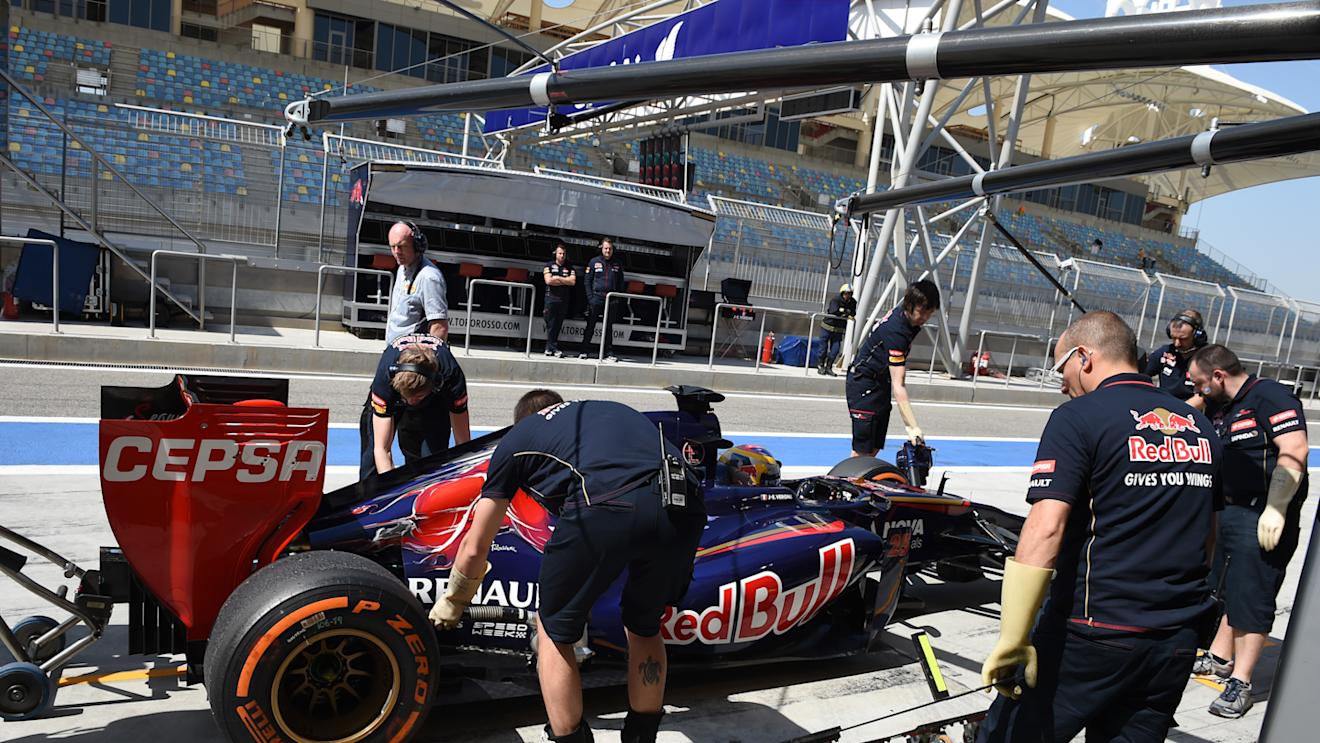 Jean-Eric Vergne (FRA) Scuderia Toro Rosso STR9. Formula One Testing, Day Two, Bahrain International Circuit, Sakhir, Bahrain, Thursday, 20 February 2014 © Sutton Images. No reproduction without permission