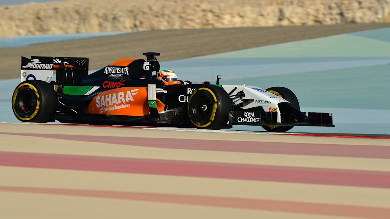 Sergio Perez (MEX) Force India VJM07. Formula One Testing, Day Three, Bahrain International Circuit, Sakhir, Bahrain, Friday, 21 February 2014 © Sutton Images. No reproduction without permission
