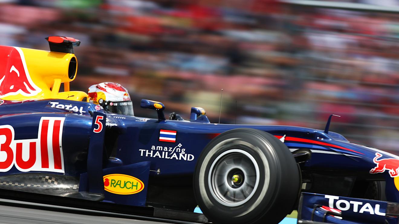 Sebastian Vettel (GER) Red Bull Racing RB6.
Formula One World Championship, Rd 11, German Grand Prix, Qualifying Day, Hockenheim, Germany, Saturday 24 July 2010.
