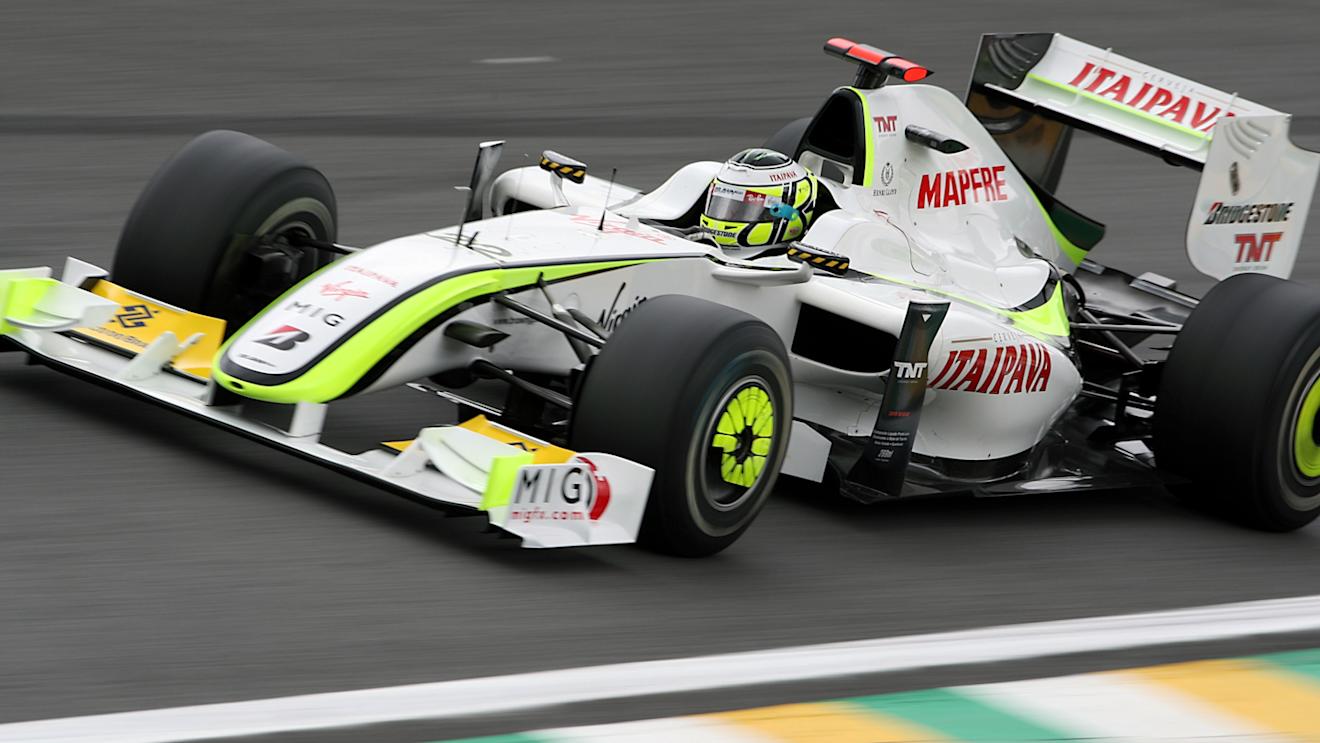 Jenson Button (GBR) Brawn Grand Prix BGP 001.
Formula One World Championship, Rd 16, Brazilian Grand Prix, Practice Day, Interlagos, Sao Paulo, Brazil, Friday 16 October 2009.
