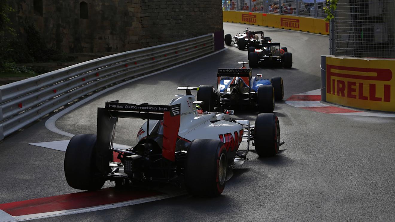 Esteban Gutierrez (MEX) Haas VF-16 at Formula One World Championship, Rd8, European Grand Prix, Race, Baku City Circuit, Baku, Azerbaijan, Sunday 19 June 2016. © Sutton Images