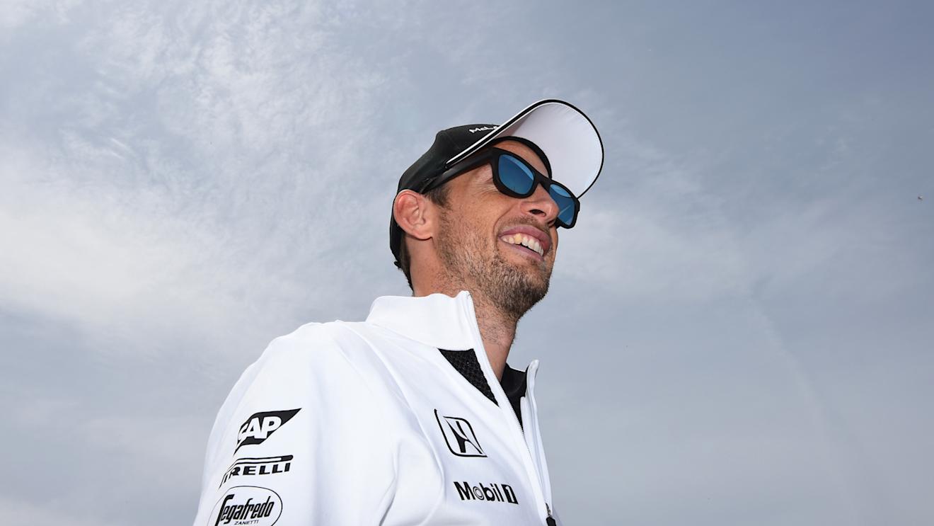Jenson Button (GBR) McLaren on the drivers parade at Formula One World Championship, Rd7, Canadian Grand Prix, Race, Montreal, Canada, Sunday 7 June 2015. © Sutton Motorsport Images