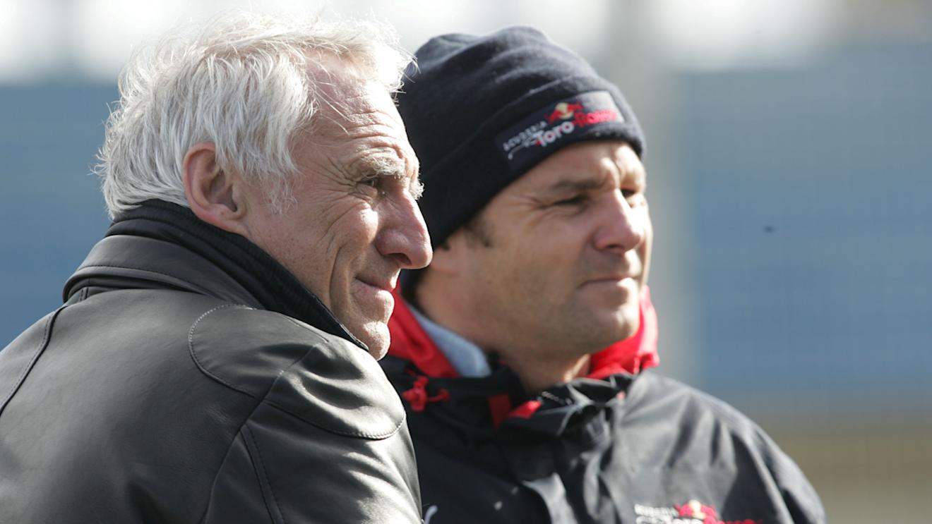 Dietrich Mateschitz (AUT) Red Bull Owner with Gerhard Berger (AUT) Scuderia Toro Rosso Owner
Formula One Testing, Day Three, Jerez, Spain, Wednesday 16 January 2008
 © © Sutton Motorsport Images