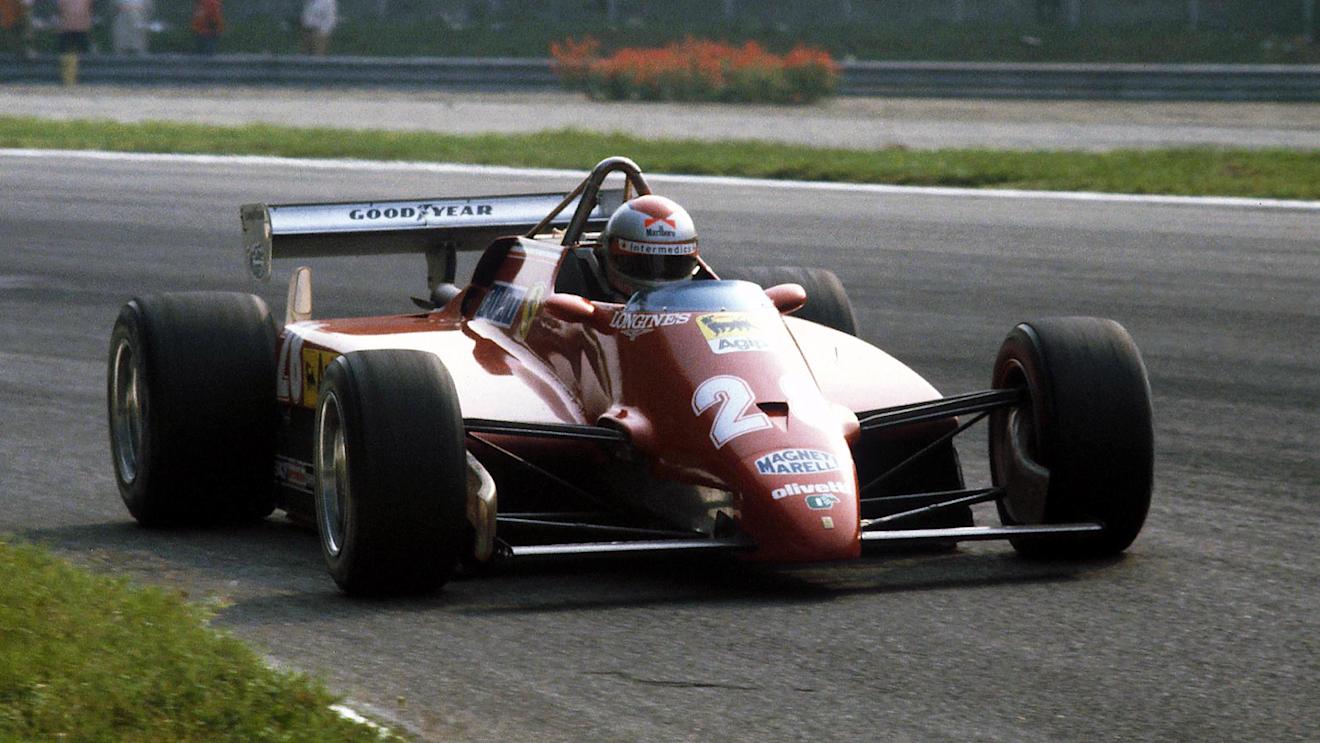 Mario Andretti (USA) Ferrari 126C2, 3rd place.
Formula One World Championship, Italian Grand Prix, Monza, 12 September 1982. © Sutton Motorsport Images
