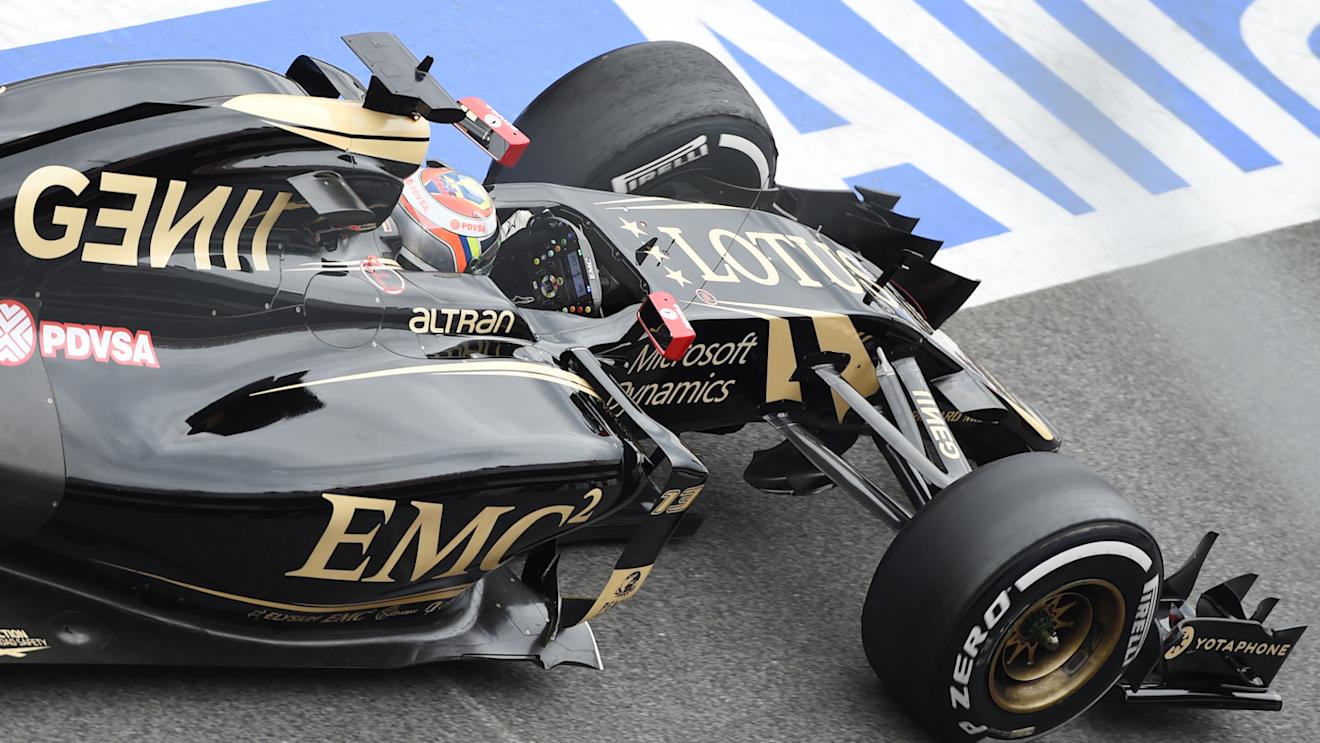 Pastor Maldonado (VEN) Lotus E23 Hybrid  at Formula One Testing, Day Three, Barcelona, Spain, 21 February 2015.