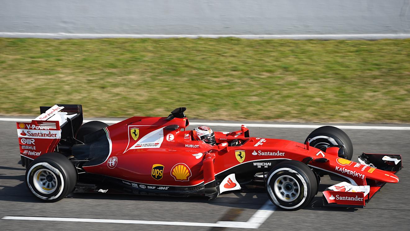 Kimi Raikkonen (FIN) Ferrari SF15-T at Formula One Testing, Day One, Barcelona, Spain, 19 February 2015.
