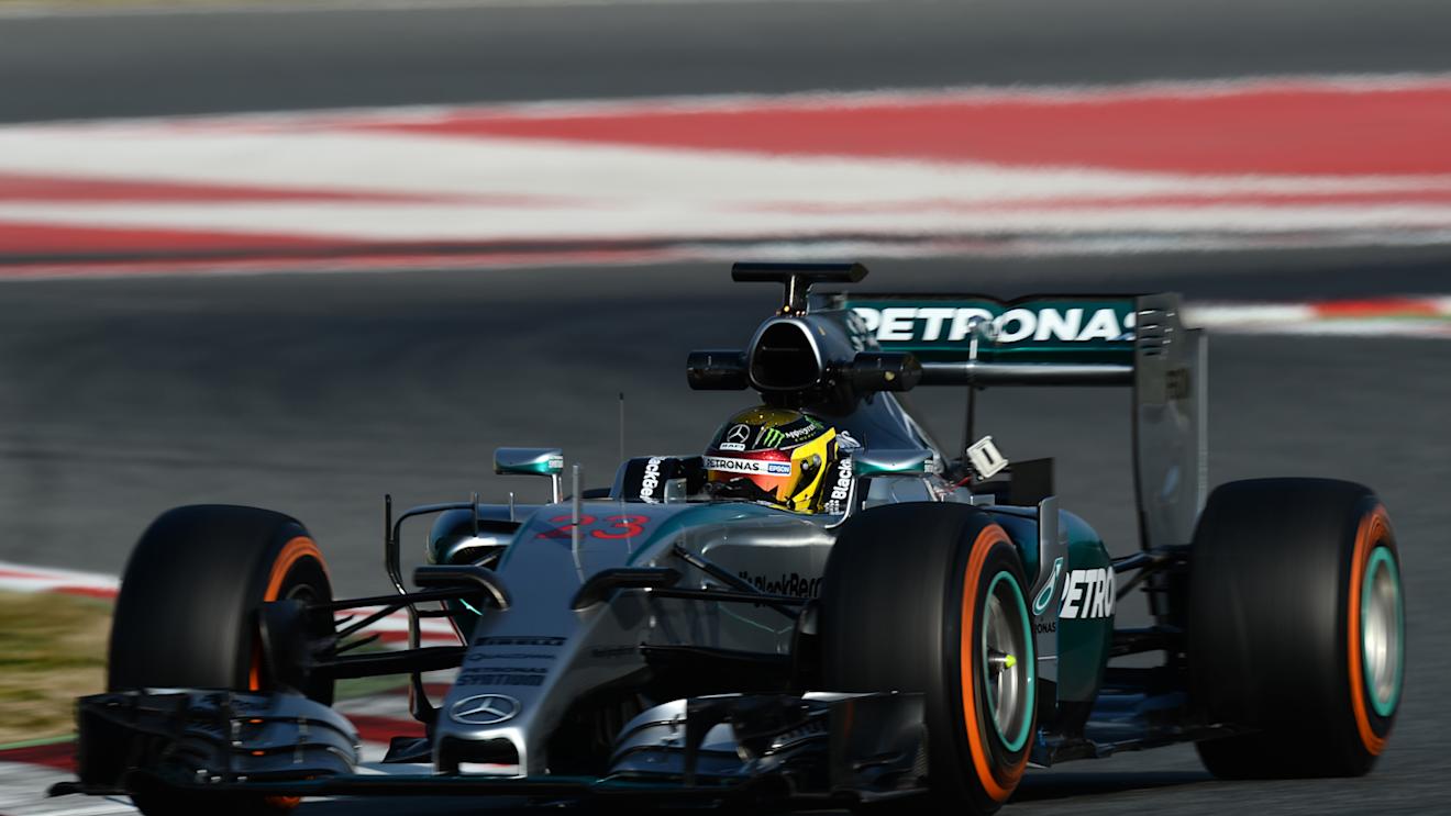Pascal Wehrlein (GER) Mercedes AMG F1 W06 at Formula One Testing, Day One, Barcelona, Spain, 19 February 2015.