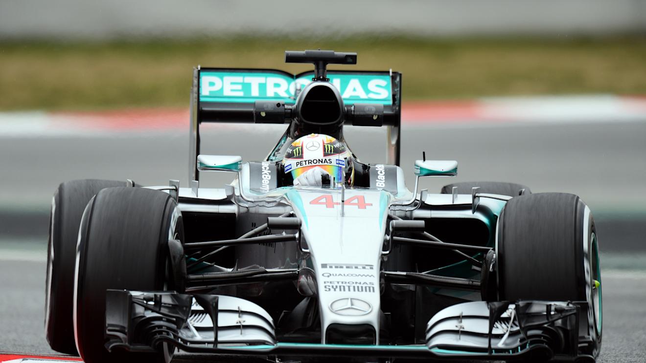 Lewis Hamilton (GBR) Mercedes AMG F1 W06 at Formula One Testing, Day One, Barcelona, Spain, 26 February 2015.