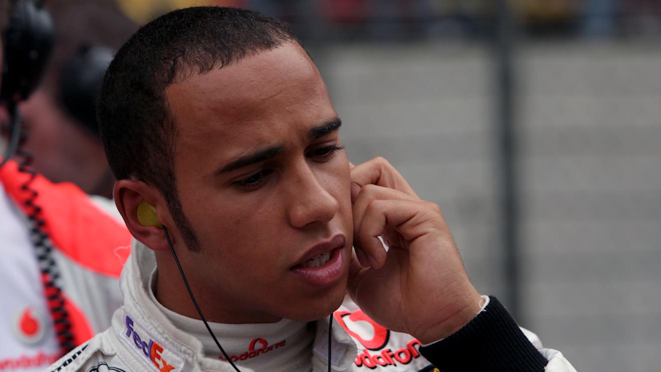 Lewis Hamilton (GBR) McLaren on the grid.
Formula One World Championship, Rd16, Chinese Grand Prix, Race Day, Shanghai International Circuit, Shanghai, China, Sunday 7 October 2007.
 © © Sutton Motorsport Images