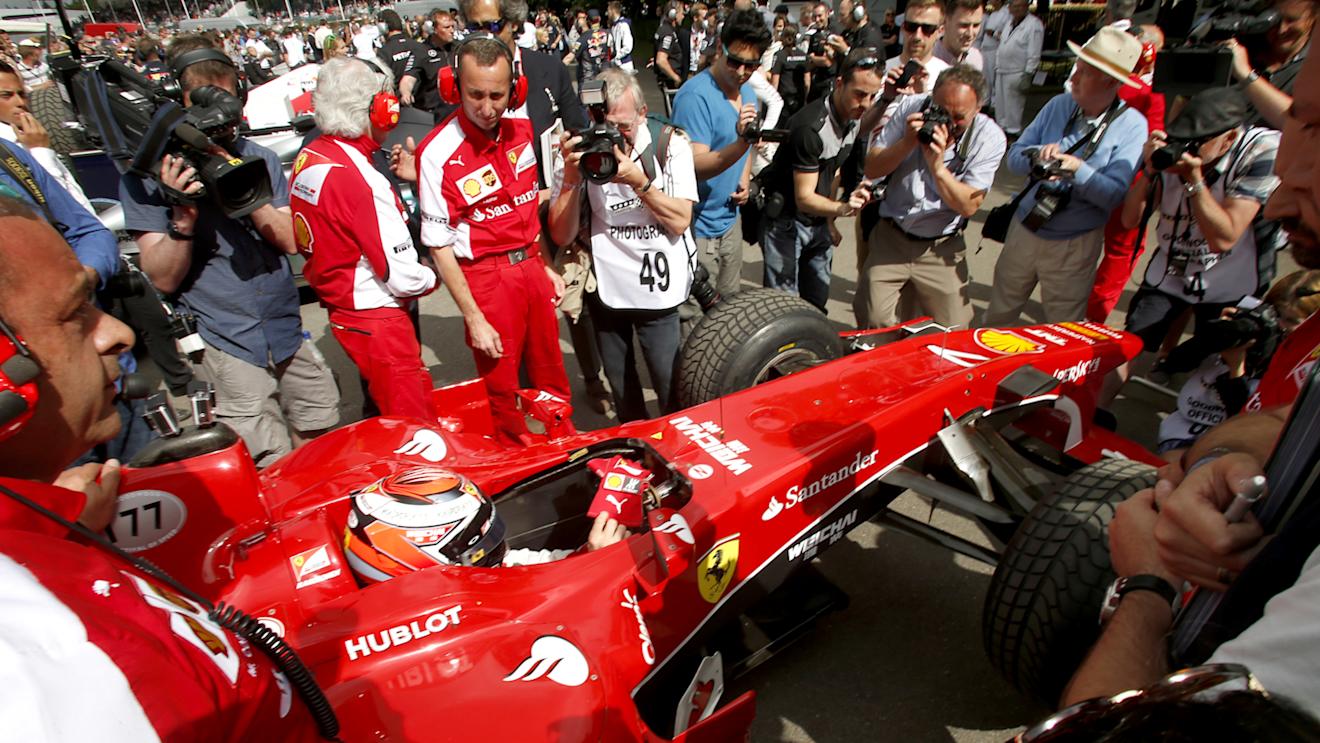 Kimi Raikkonen at the Goodwood Festival of Speed, Goodwood, England, 25-28 June 2015. © Sutton Motorsport Images