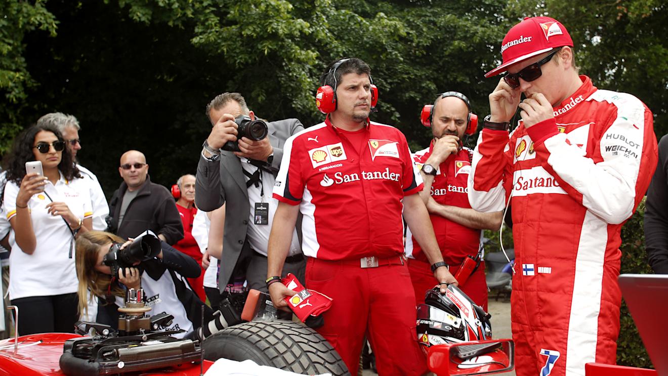 Kimi Raikkonen at the Goodwood Festival of Speed, Goodwood, England, 25-28 June 2015. © Sutton Motorsport Images