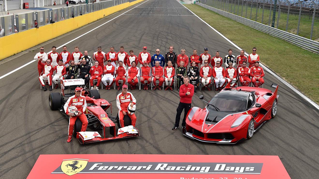 Sebastian Vettel at the Ferrari Racing Days at the Hungaroring © Ferrari