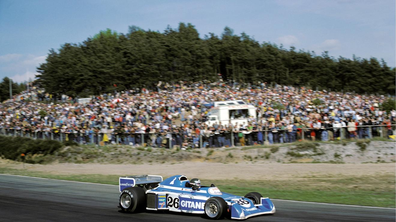 Jacques Laffite (FRA) Ligier JS5 scored the first podium finish for the Ligier team with a third place finish. Belgian Grand Prix, Rd5, Zolder, 16 May 1976 © ©Sutton Motorsport Images