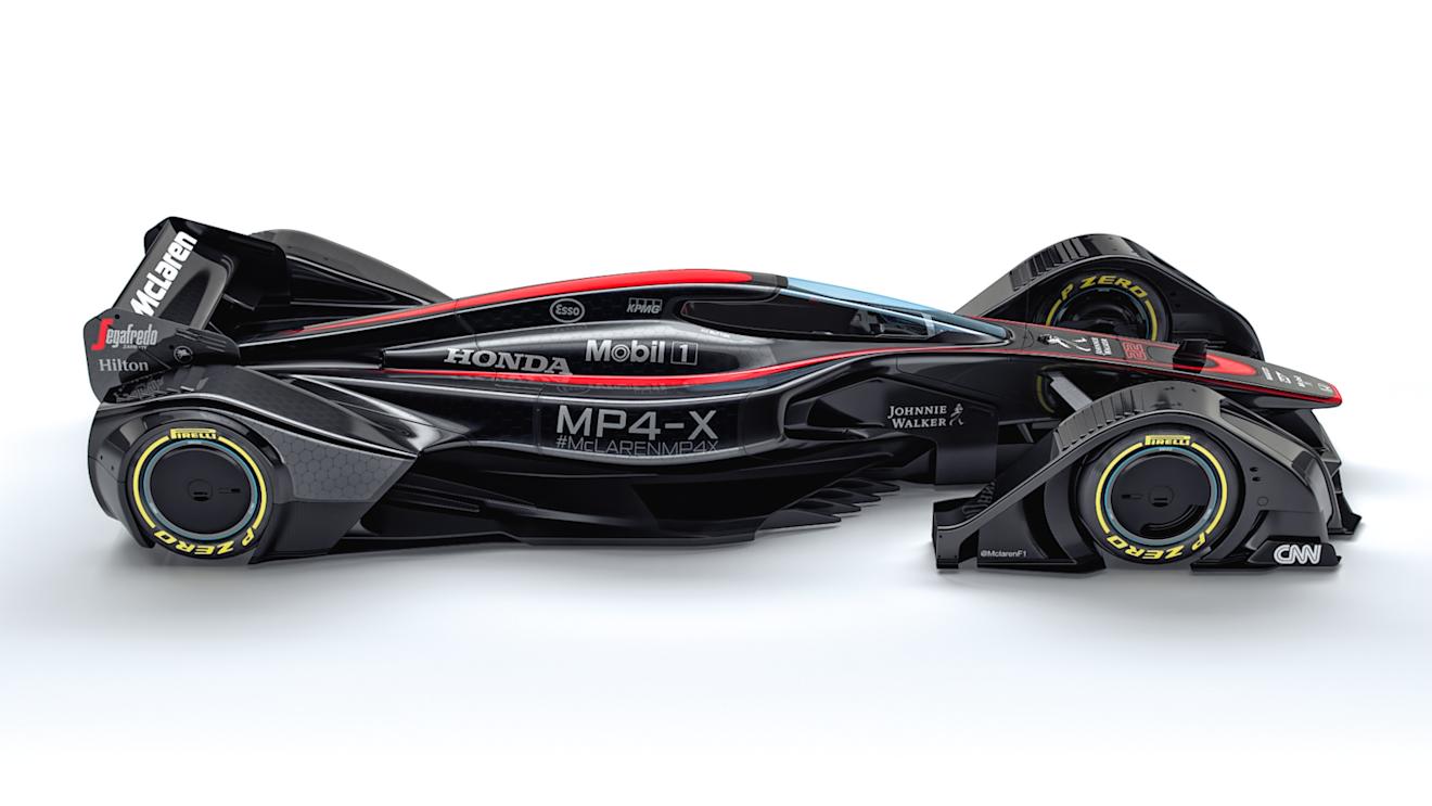 The McLaren MP4-X concept car. © McLaren