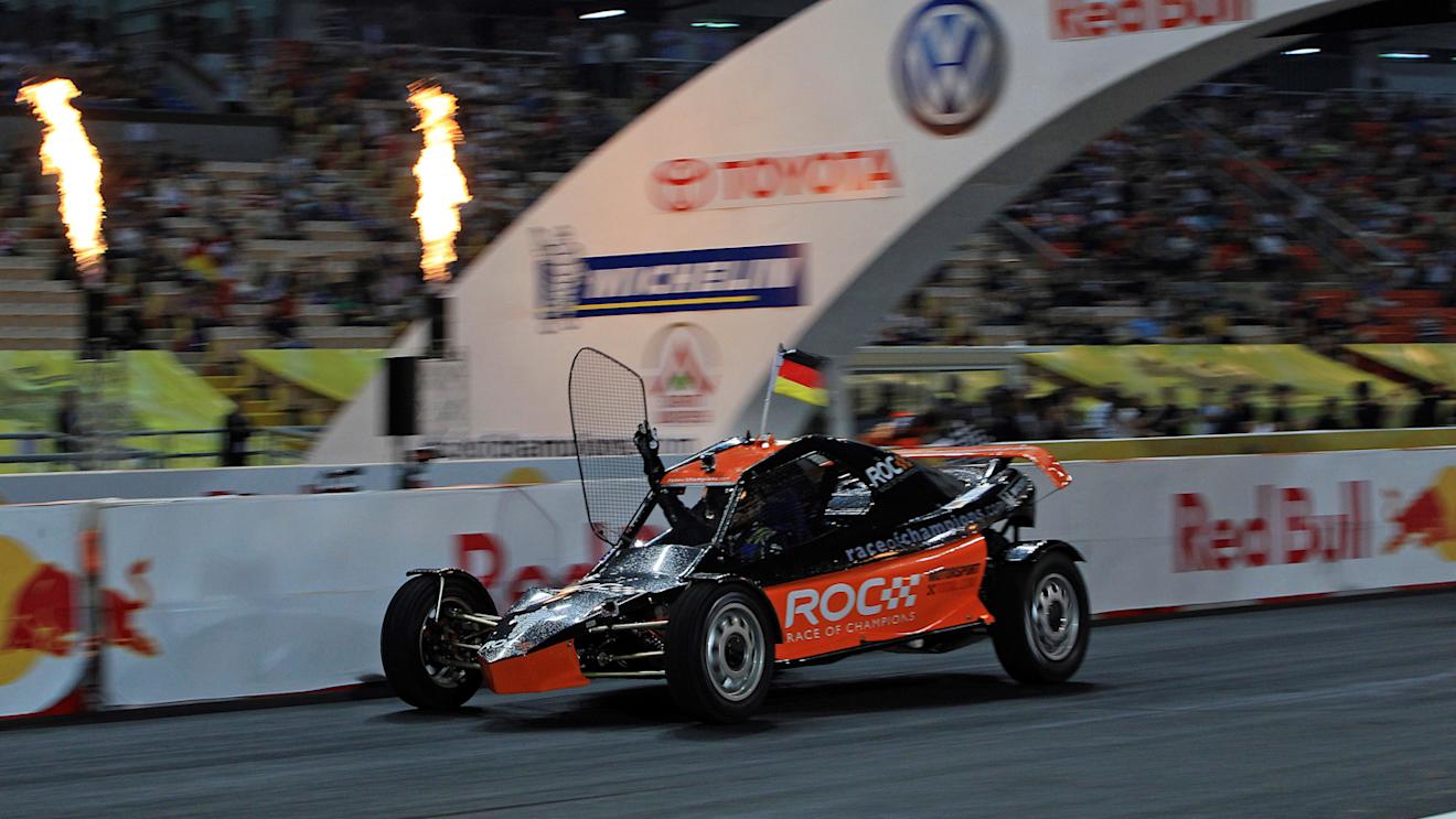 Sebastian Vettel in action in the ROC © Race Of Champions