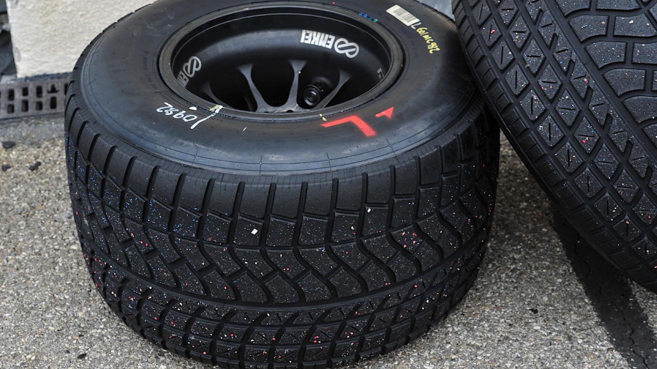 Pirelli tyres at Pirelli Formula One Wet Test, Day One, Paul Ricard, France, 25 January 2016. © Sutton Motorsport Images