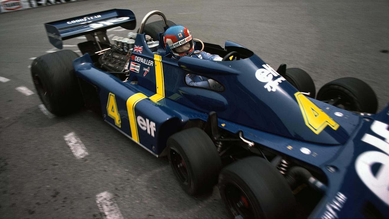 Tyrrell scored a two-three with the P34 in Monaco in just its third race. Patrick Depailler (pictured) was third. © LAT Photographic