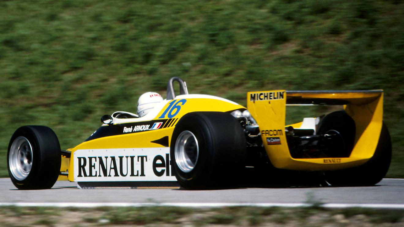 Rene Arnoux (FRA), Renault RE25. Austrian Grand Prix, Rd10, Osterreichring, Austria, 17 August 1980. ©Sutton Motorsport Images