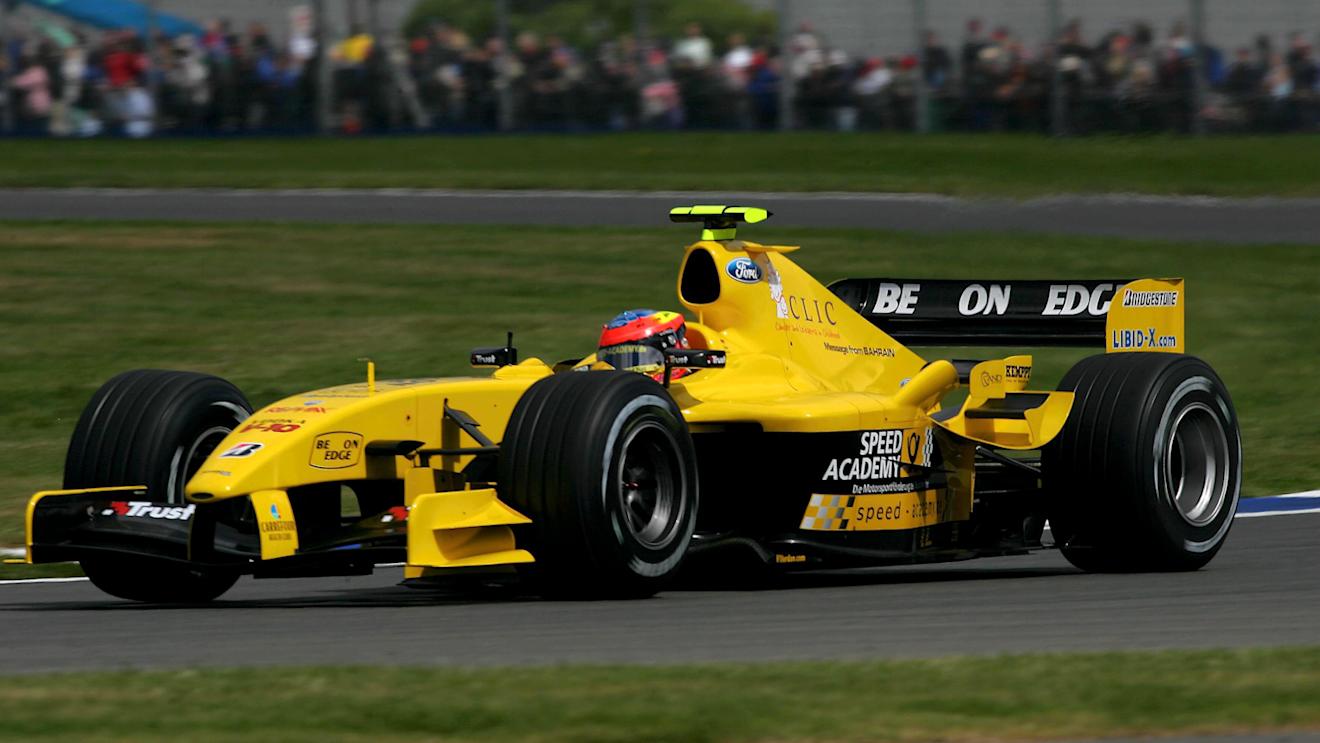 Timo Glock (GER) Jordan Test Driver. Formula One World Championship, British Grand Prix, Rd11, Practice, Silverstone, England, 9 July 2004. © Sutton Motorsport Images