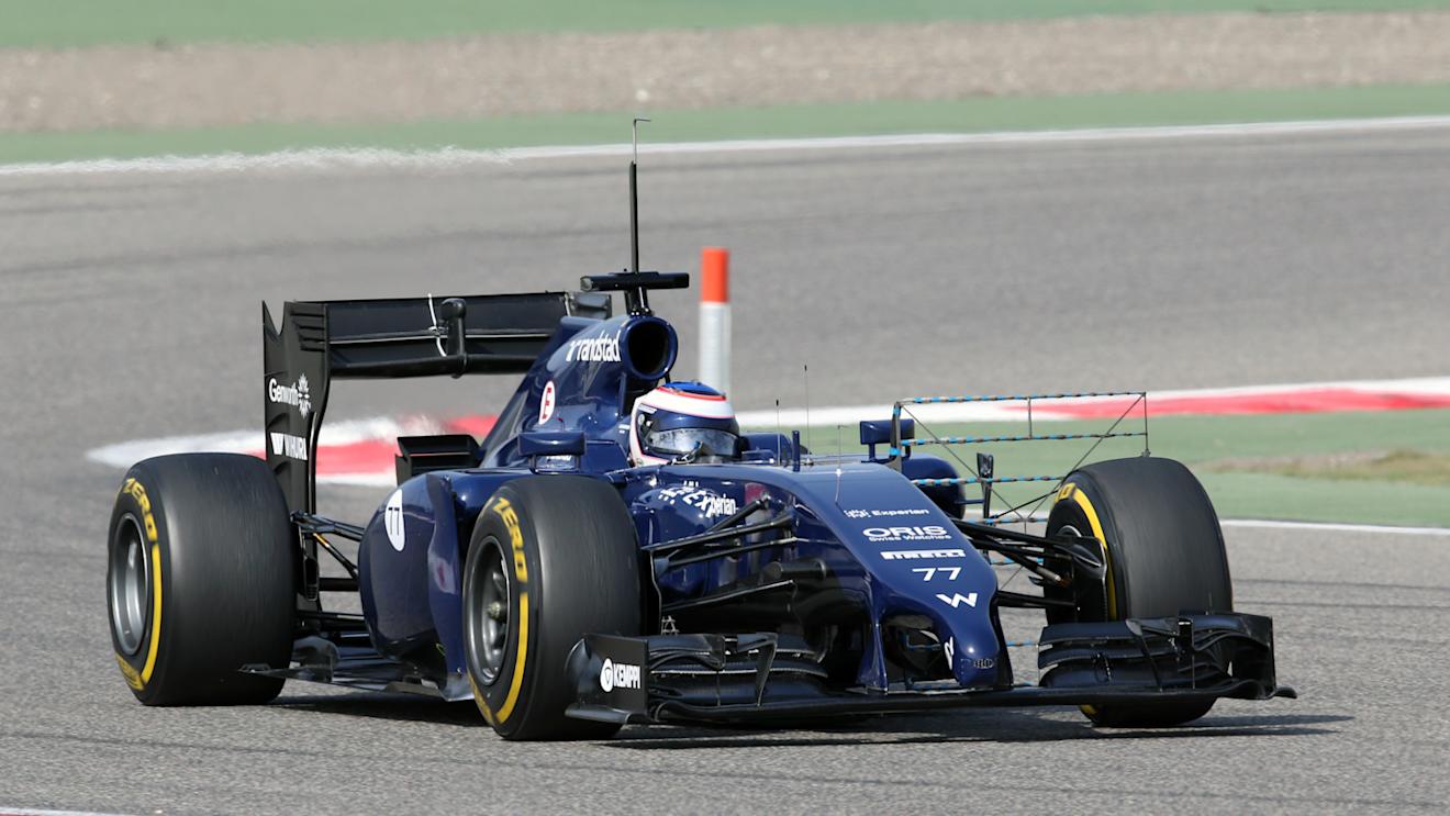 Valtteri Bottas (FIN) Williams FW36 with aero sensor. Formula One Testing, Day One, Bahrain International Circuit, Sakhir, Bahrain, Thursday, 27 February 2014 © Sutton Images. No reproduction without permission