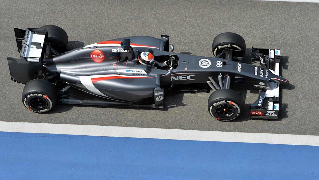 Adrian Sutil (GER) Sauber C33. Formula One Testing, Day One, Bahrain International Circuit, Sakhir, Bahrain, Thursday, 27 February 2014 © Sutton Images. No reproduction without permission