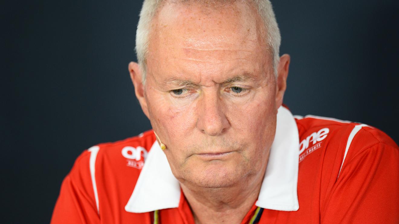 John Booth (GBR) Marussia Racing Team Principal in the Press Conference. Formula One World Championship, Rd10, German Grand Prix, Practice, Hockenheim, Germany, Friday 18 July 2014. © Sutton Motorsport Images