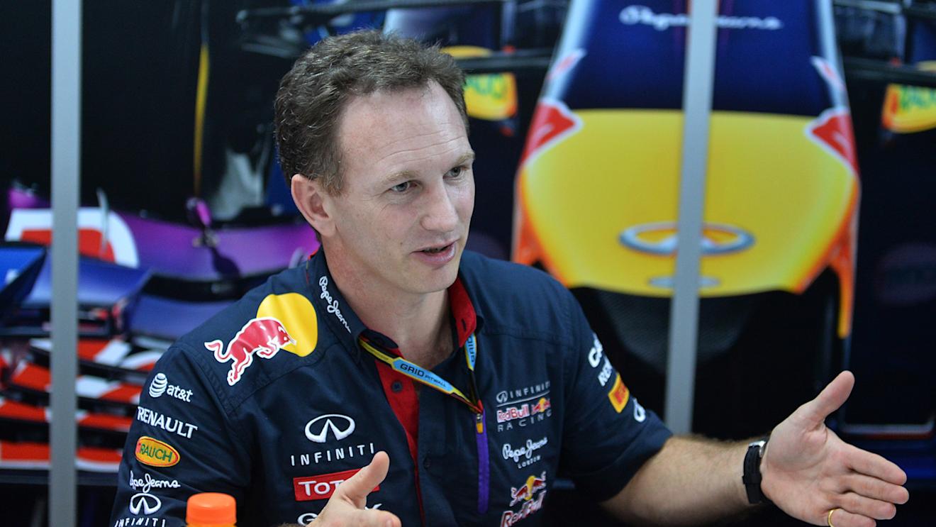 Christian Horner (GBR) Red Bull Racing Team Principal talks with the media.
Formula One World Championship, Rd2, Malaysian Grand Prix, Practice, Sepang, Malaysia, Friday 28 March 2014.
