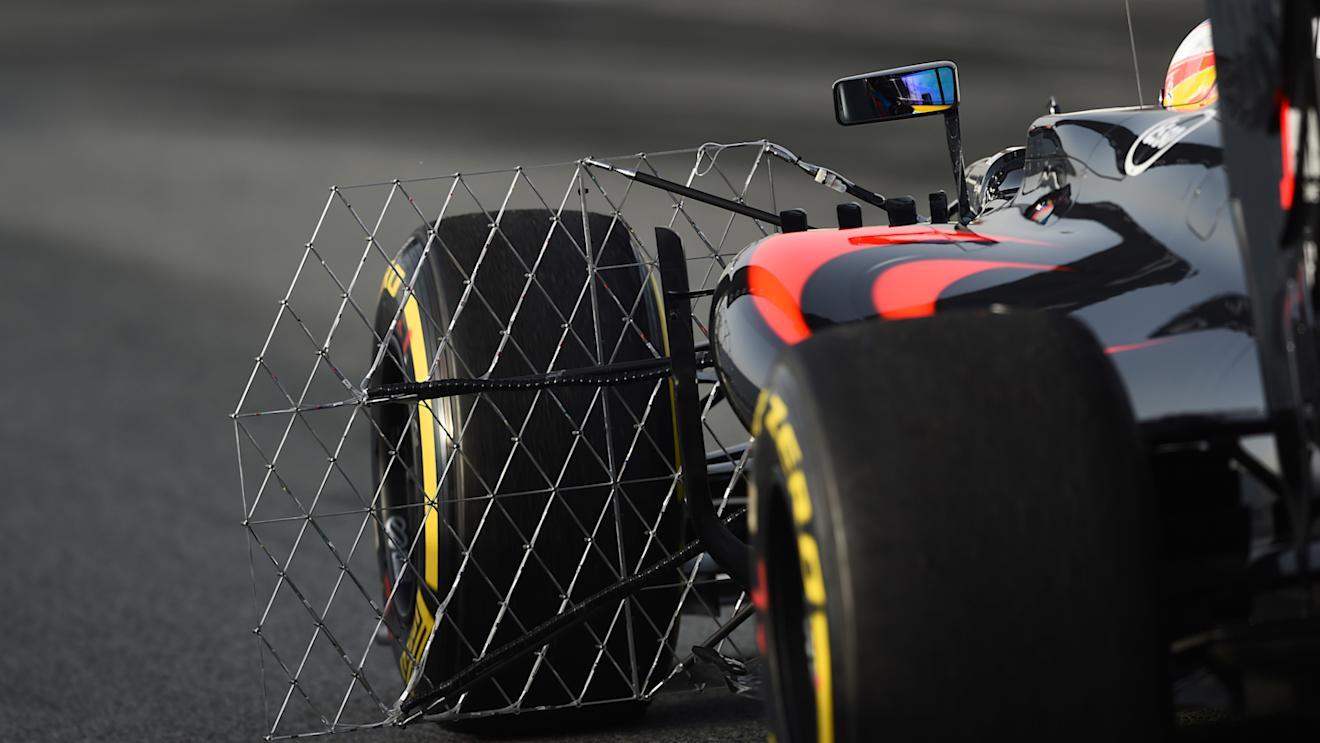 Fernando Alonso (ESP) McLaren MP4-31 with aero sensor at Formula One Testing, Day Two, Barcelona, Spain, Tuesday 23 February 2016. © Sutton Motorsport Images
