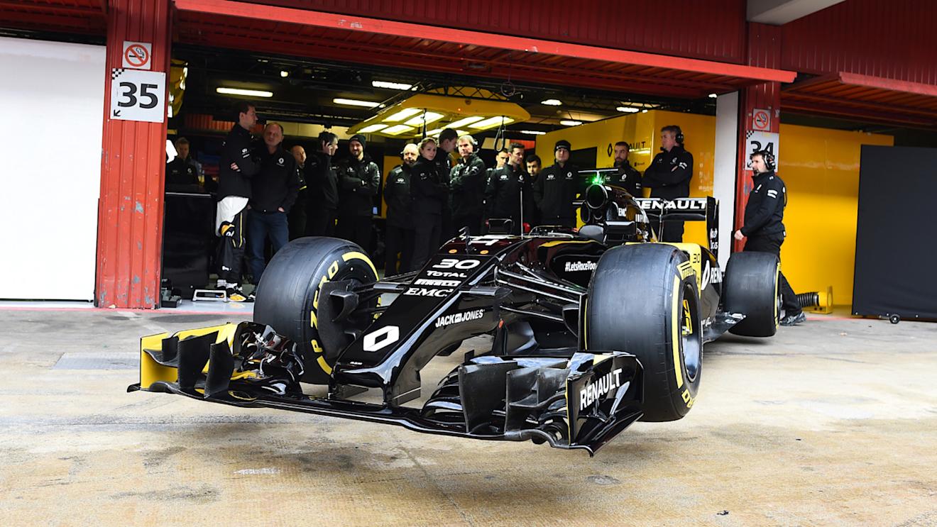 The Renault Sport F1 Team RS16 at Formula One Testing, Day One, Barcelona, Spain, Monday 22 February 2016. © Sutton Motorsport Images
