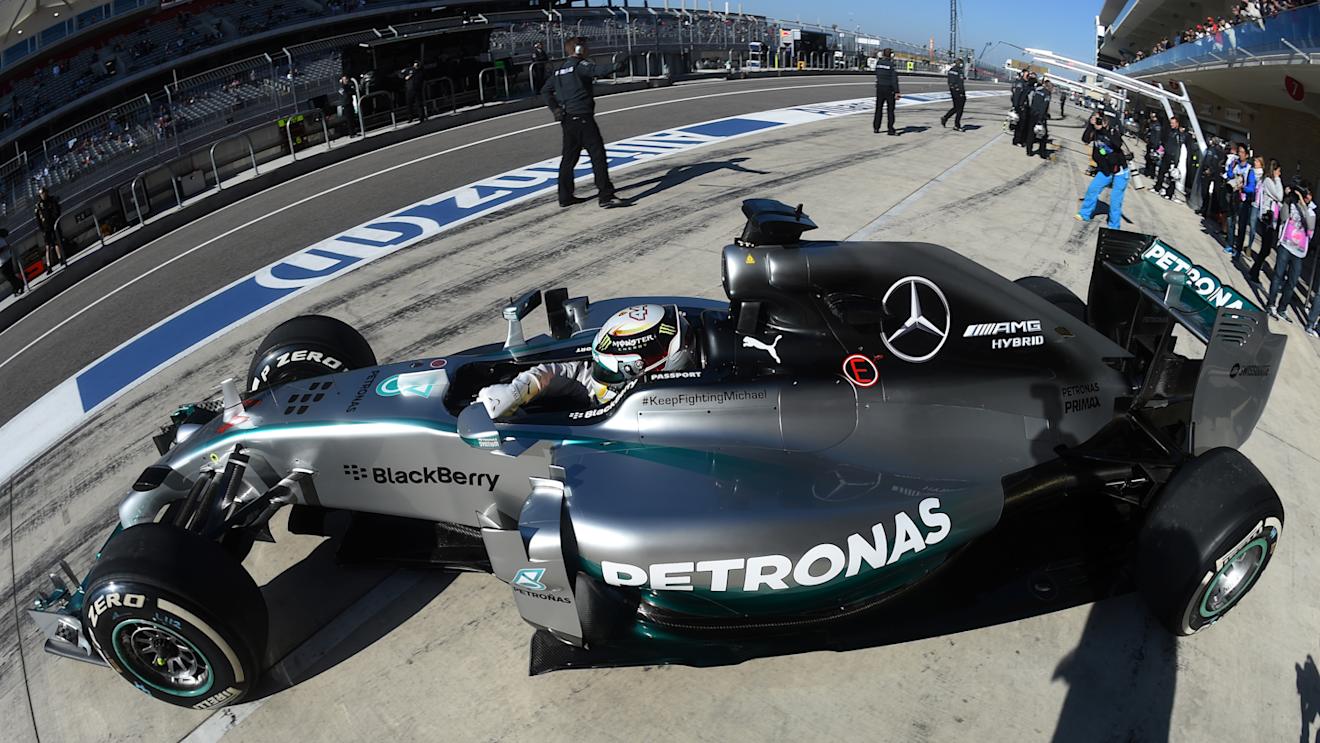 Lewis Hamilton (GBR) Mercedes AMG F1 W05. Formula One World Championship, Rd17, United States Grand Prix, Qualifying, Austin, Texas, USA, Saturday, 1 November 2014 © Sutton Images. No reproduction without permission
