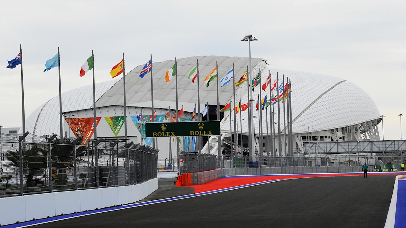 Track view. Formula One World Championship, Rd16, Russian Grand Prix, Preparations, Sochi Autodrom, Sochi, Krasnodar Krai, Russia, Wedensday, 8 October 2014 © Sutton Images. No reproduction without permission