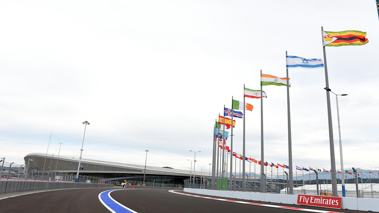 Track view. Formula One World Championship, Rd16, Russian Grand Prix, Preparations, Sochi Autodrom, Sochi, Krasnodar Krai, Russia, Wedensday, 8 October 2014 © Sutton Images. No reproduction without permission