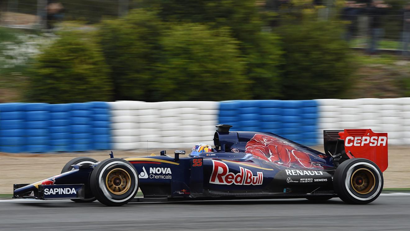 Carlos Sainz Jr (ESP) Scuderia Toro Rosso STR10 at Formula One Testing, Day Three, Jerez, Spain, 3  February 2015.
