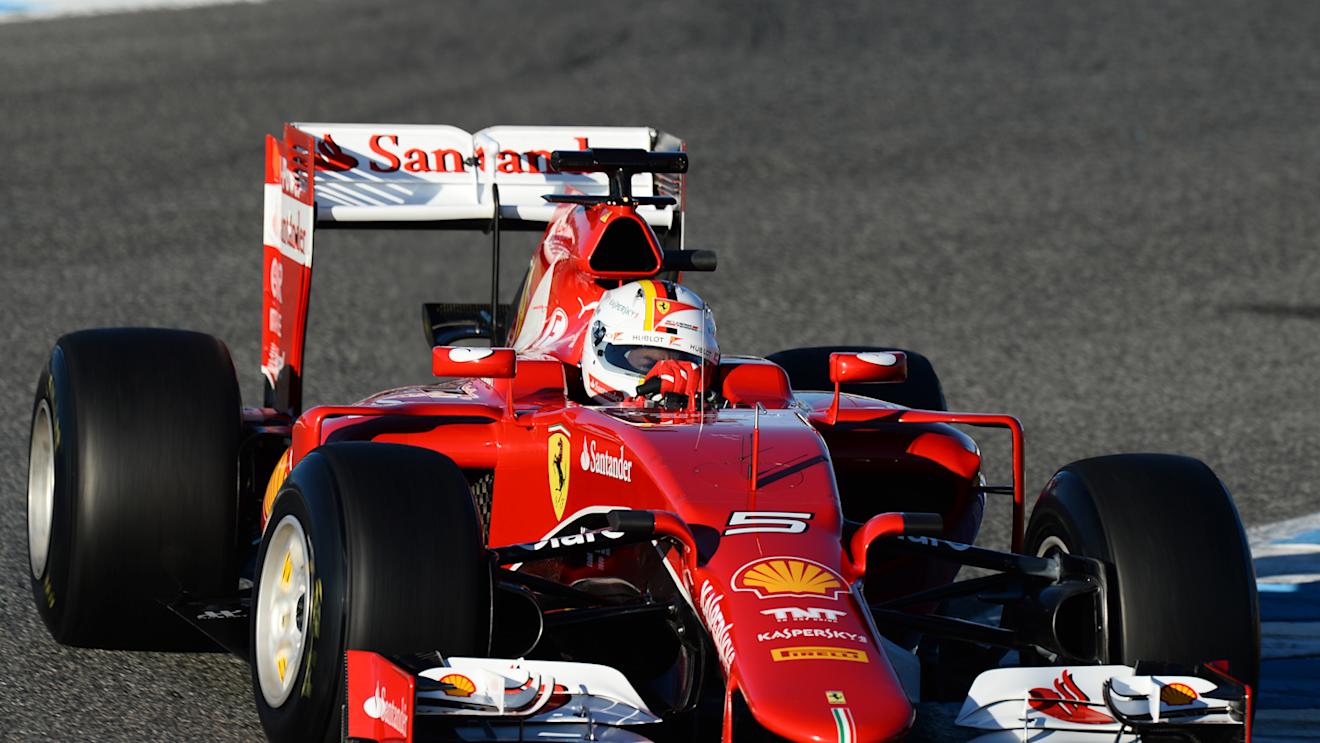 Sebastian Vettel (GER) Ferrari SF15-T at Formula One Testing, Day One, Jerez, Spain, 1 February 2015.