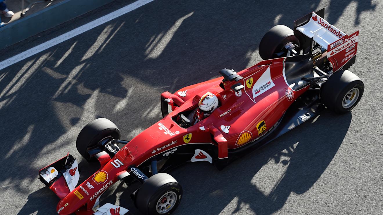 Sebastian Vettel (GER) Ferrari SF15-T at Formula One Testing, Day One, Jerez, Spain, 1 February 2015.