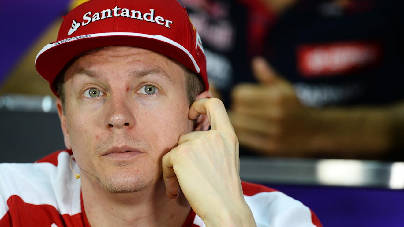 Kimi Raikkonen (FIN) Ferrari in the Press Conference at Formula One World Championship, Rd2, Malaysian Grand Prix, Preparations, Sepang, Malaysia, Thursday 26 March 2015. © Sutton Motorsport Images