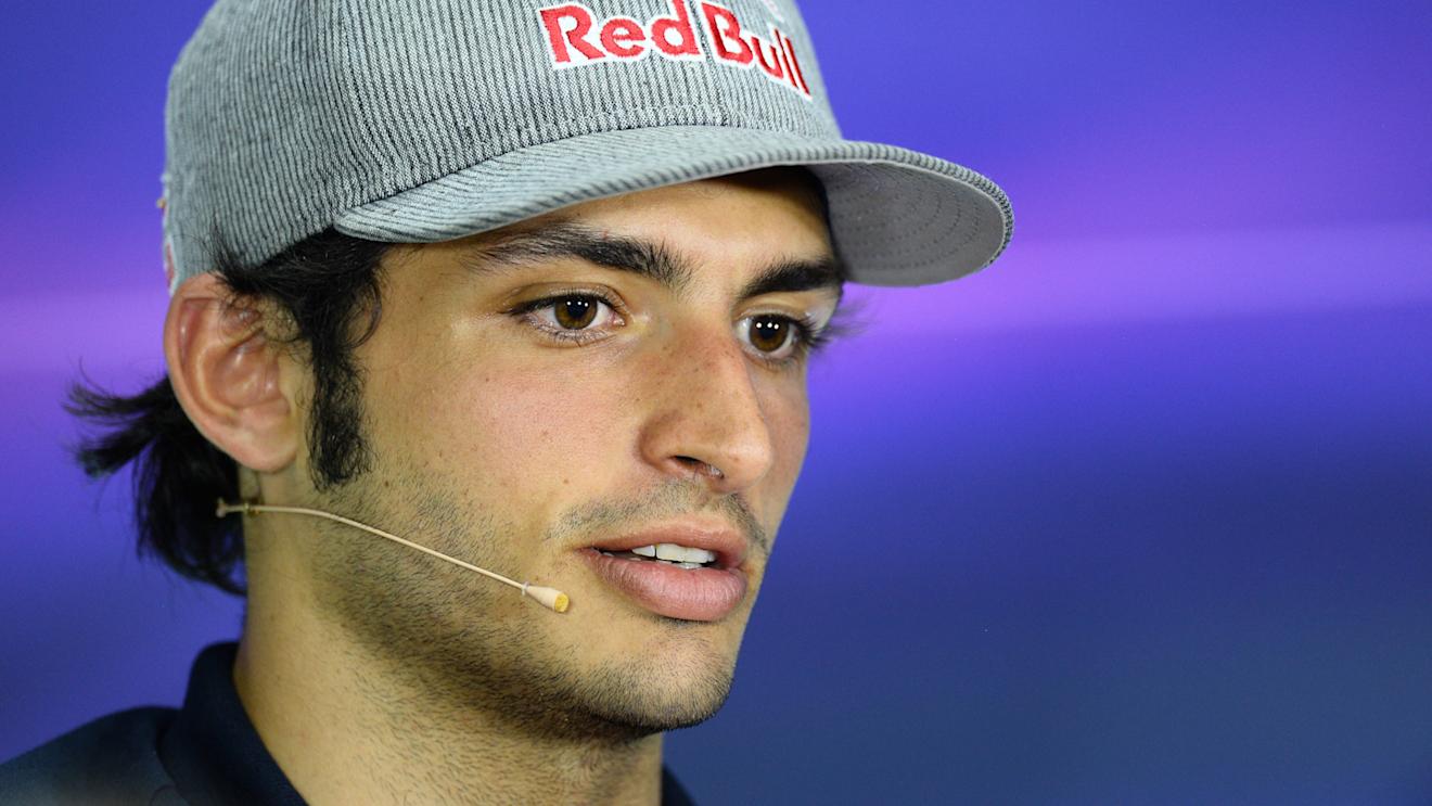 Carlos Sainz jr (ESP) Scuderia Toro Rosso in the Press Conference at Formula One World Championship, Rd2, Malaysian Grand Prix, Preparations, Sepang, Malaysia, Thursday 26 March 2015. © Sutton Motorsport Images