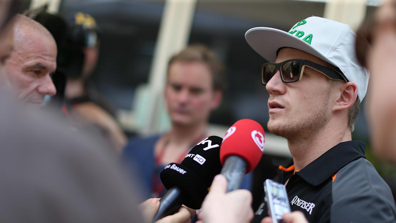 Nico Hulkenberg (GER) Force India F1 talks with the media at Formula One World Championship, Rd2, Malaysian Grand Prix, Preparations, Sepang, Malaysia, Thursday 26 March 2015. © Sutton Motorsport Images