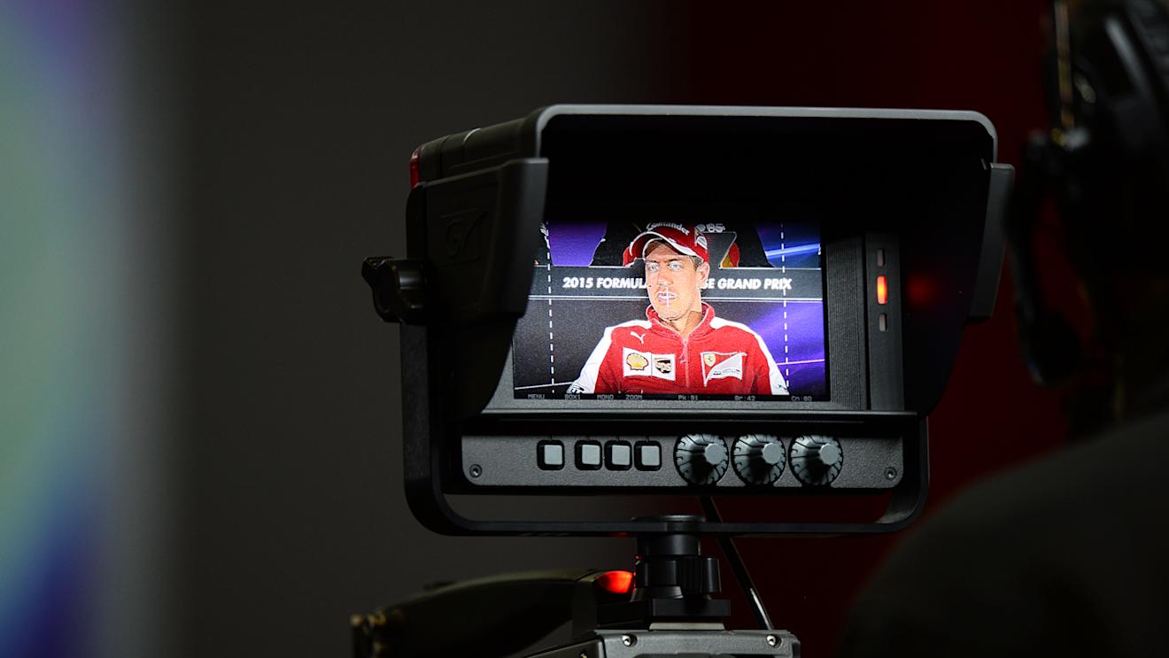 Sebastian Vettel (GER) Ferrari in the Press Conference at Formula One World Championship, Rd3, Chinese Grand Prix, Preparations, Shanghai, China, Thursday 9 April 2015. © Sutton Motorsport Images